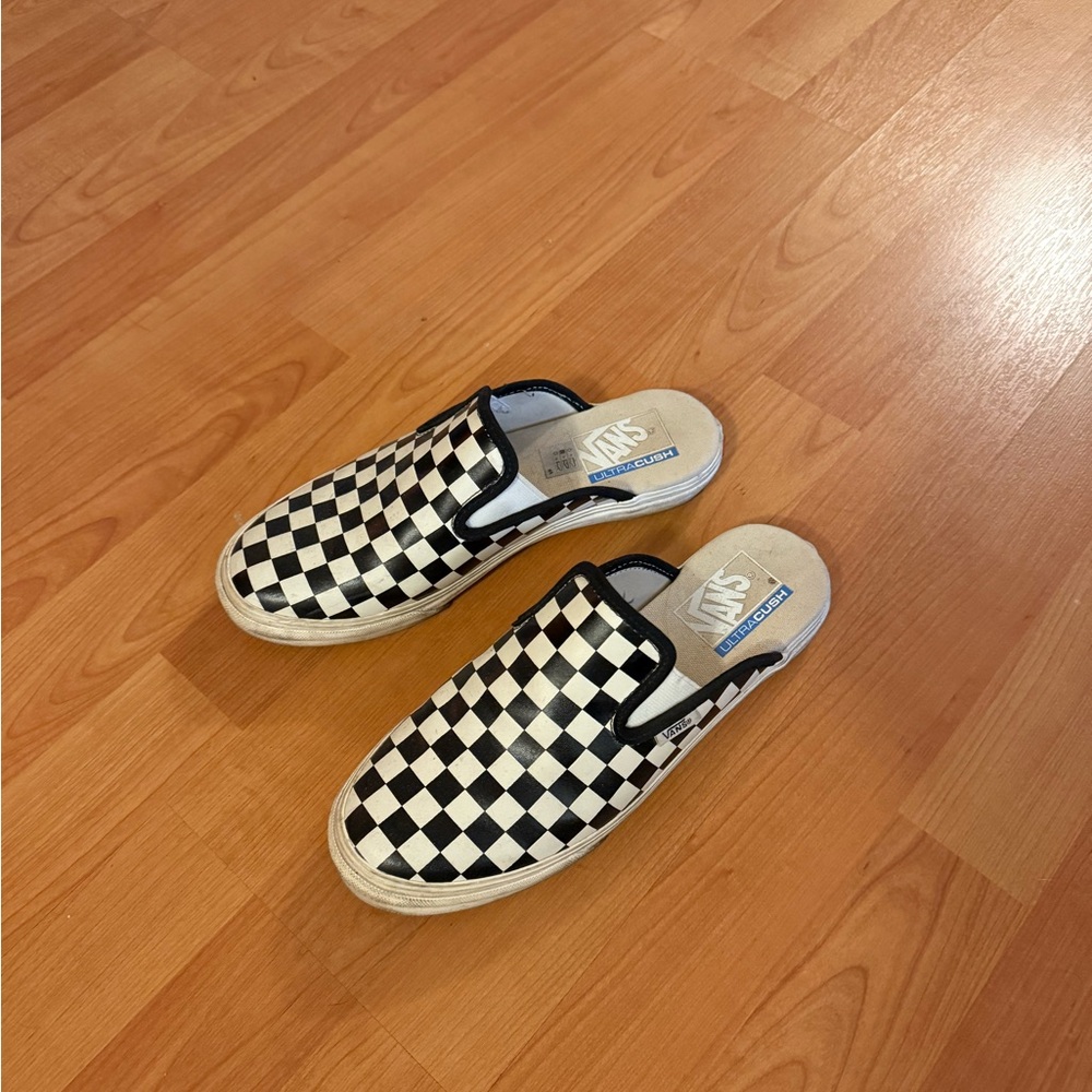 Vans checkered slip ons women’s size 8 men’s 6.5